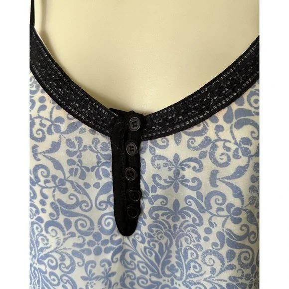 Band of Gypsies Damask Baby Doll Dress Size XS Cami Ruffles Tiered Mini Boho - Picture 3 of 9